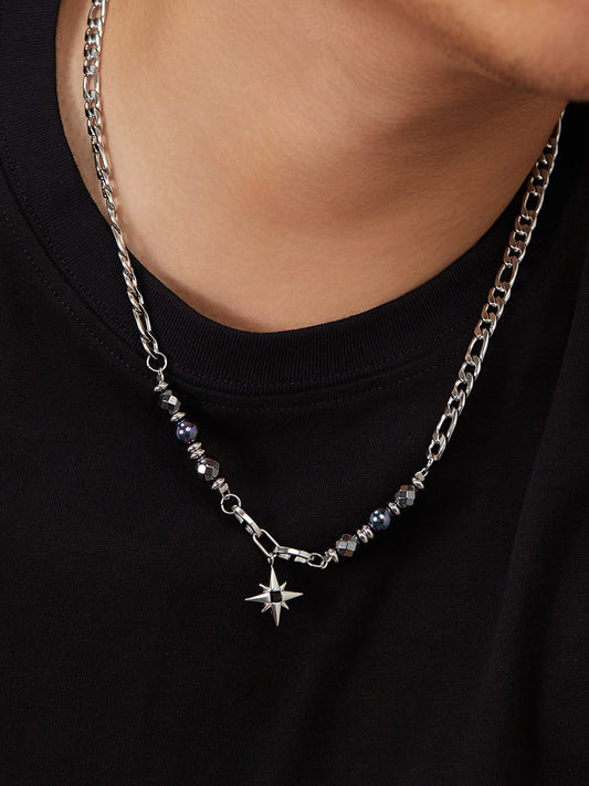 Kage Geometric Bracelet– White Gold Plated