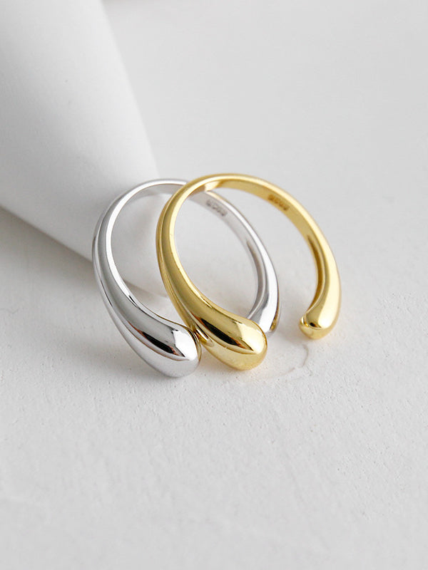 OCTAGON X Design– Offener Ring, 925er Sterling Silber