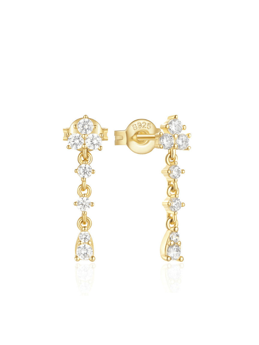 Tara Vintage Tropfenohrringe – 14 Karat vergoldet