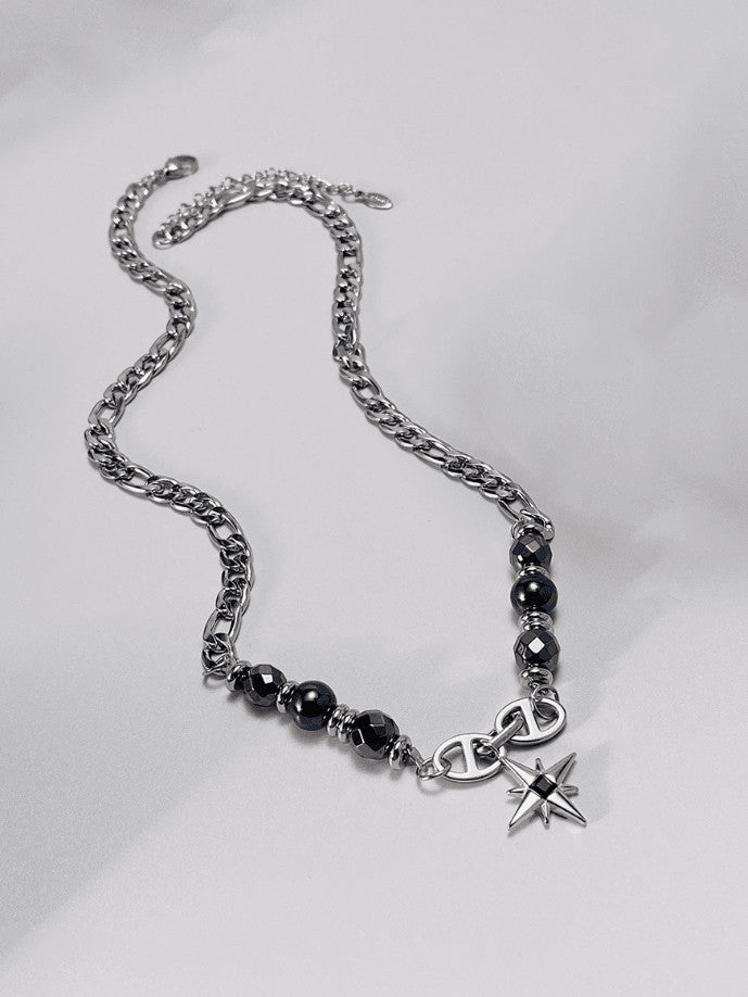 Kage Geometric Bracelet– White Gold Plated