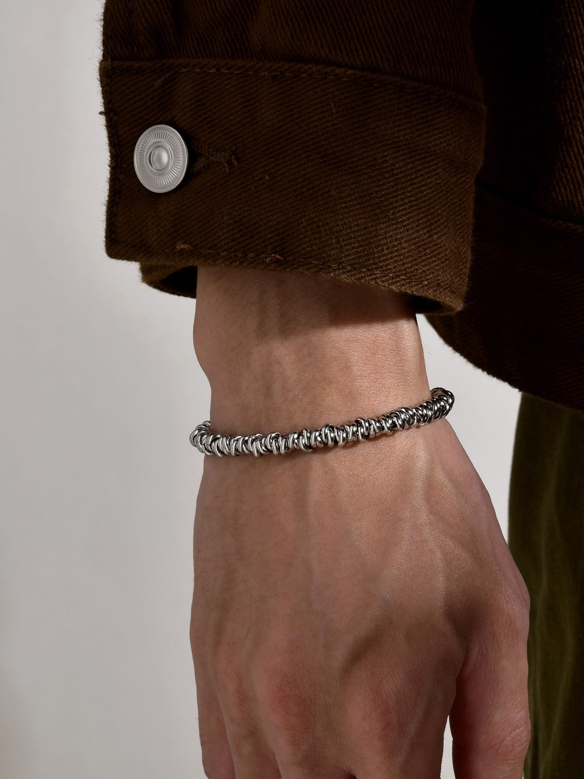 ORBIT Statement-Armband Edelstahl