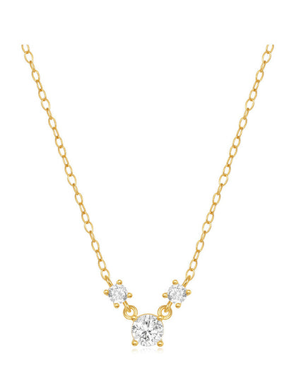 Zoe Geometrische Zierliche Halskette