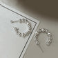 Celestia Silver Hoops