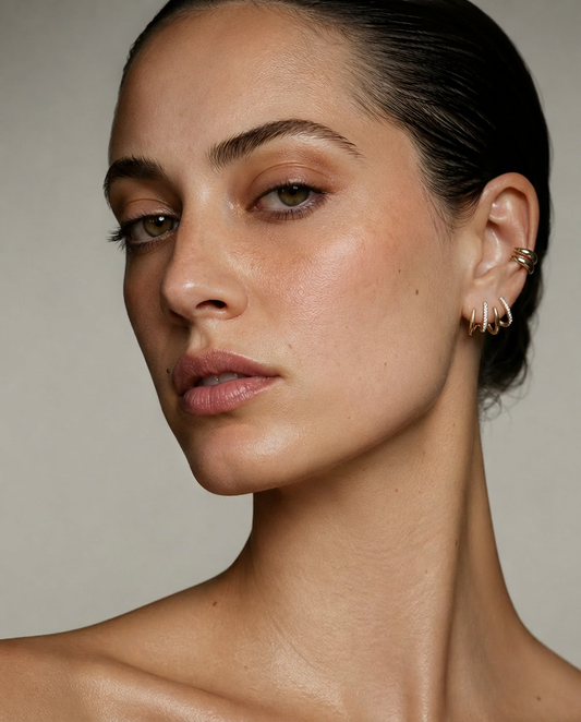 Athena Ohrringe Gold – 925er Silber, 18K Vergoldet