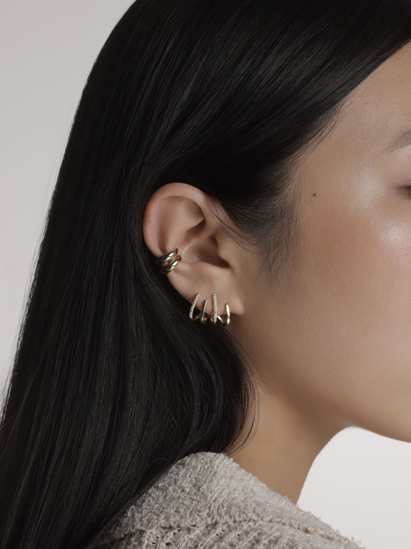 Athena Ohrringe Gold – 925er Silber, 18K Vergoldet