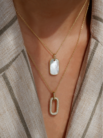 IFY Dogtag– 925er Silber, 18 Karat Vergoldet